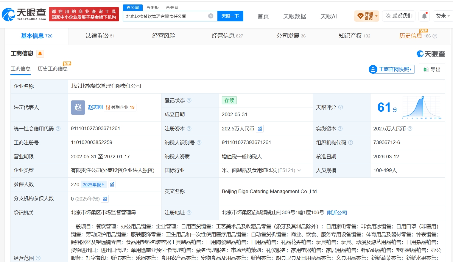 比格披萨今年成立超十家新公司